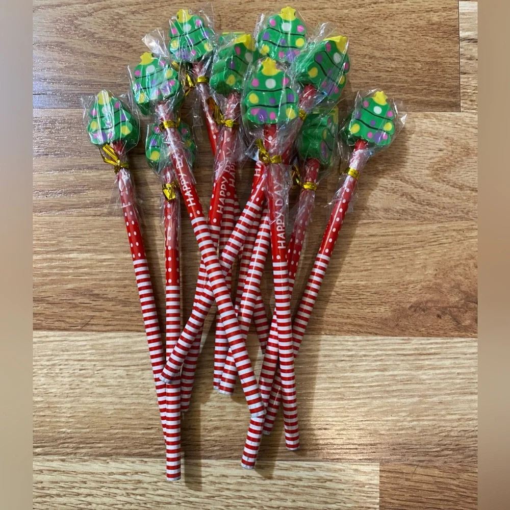 Customer Appreciation Christmas Pencils 40 Pieces NEW